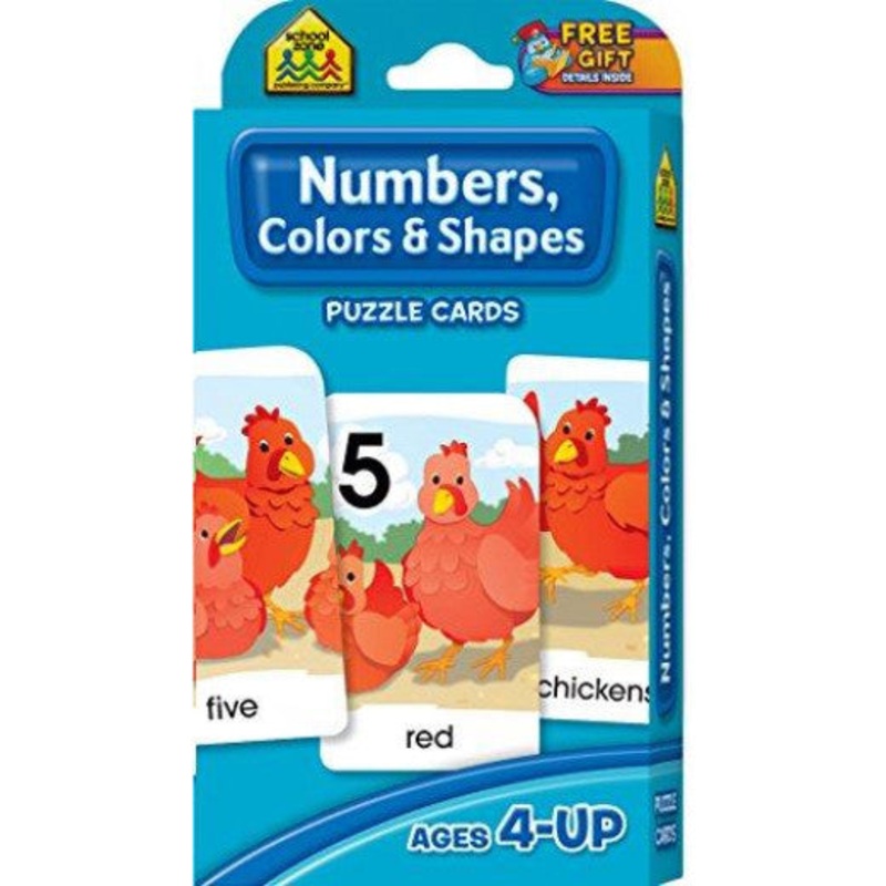 Numbers, Colors & Shapes – Puzzle Cards