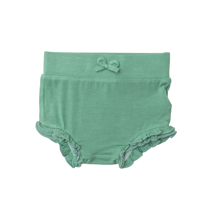 WINTER GREEN  HIGH WAISTED SHORTS