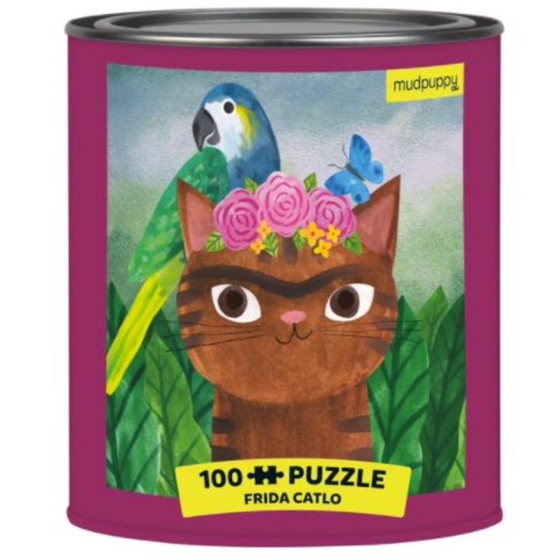 FRIDA CATLO ARTSY CATS 100 PIECE PUZZLE