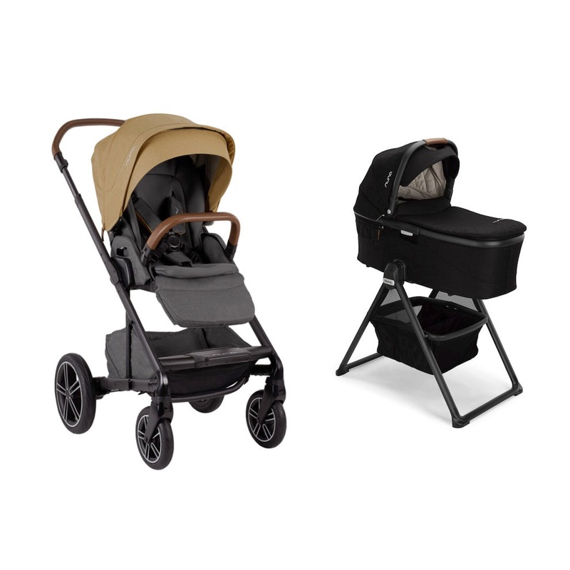 Mixx Next Stroller + Bassinet Camel / Caviar