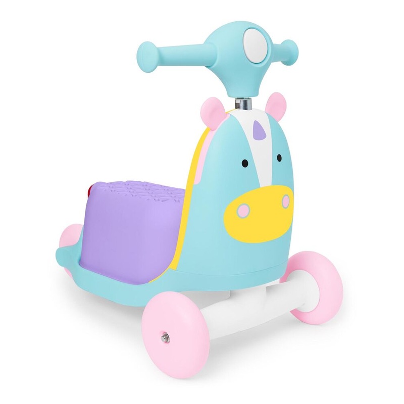 Zoo 3 in 1 Ride On Toy – Unicorn