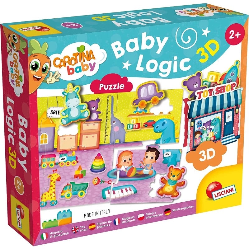 Carotina Baby Logic 3D Toy Shop 2Y+