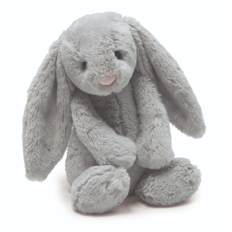 JELLYCAT BASHFUL GREY BUNNY MEDIUM 12″