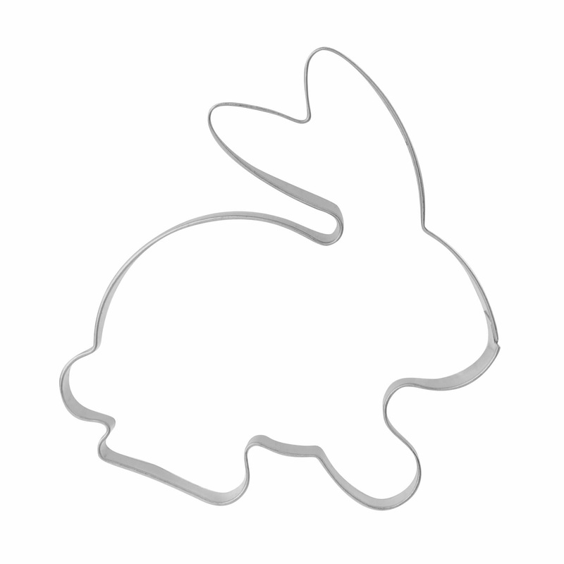 Zenker – Cookie Cutter Rabbit, 18/8 Stainless Steel, 8.3X8.3X2.6 cm
