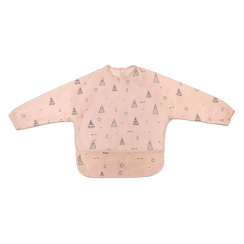 Babyccino – Long Sleeve Bib | Pink Tent