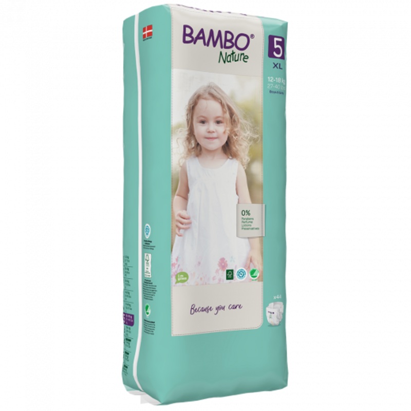 BAMBO Diapers Size 5 (12-18 Kg), 44 Count