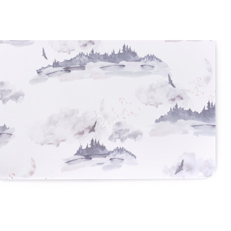 Misty Mountain Crib Sheet