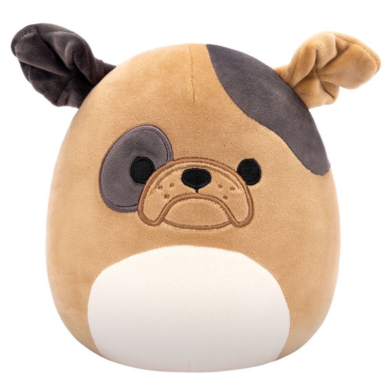 Squishmallows – Little Plush 7.5″ Brown Bulldog W/Dark Brown Spots