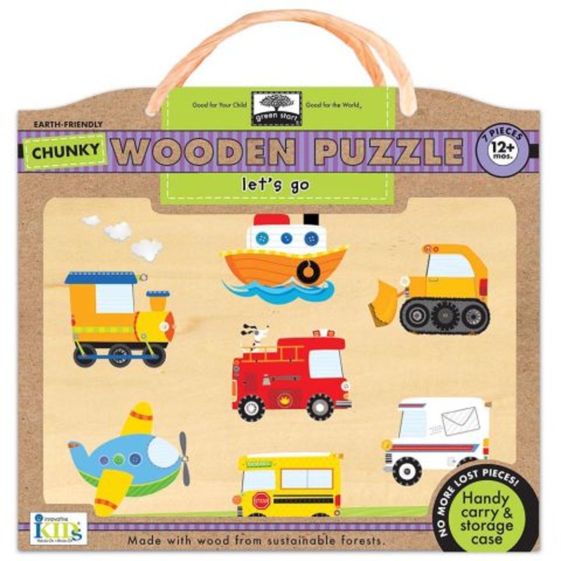 iKids – Let’s Go Wooden 7 Piece Puzzle