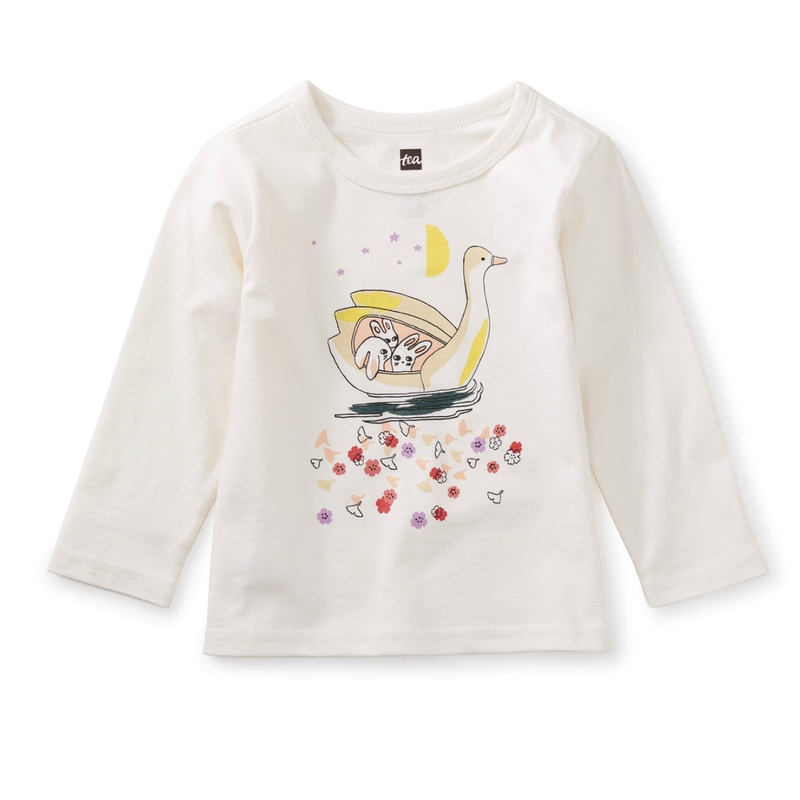 SWAN BOAT BABY GRAPHIC TEE
