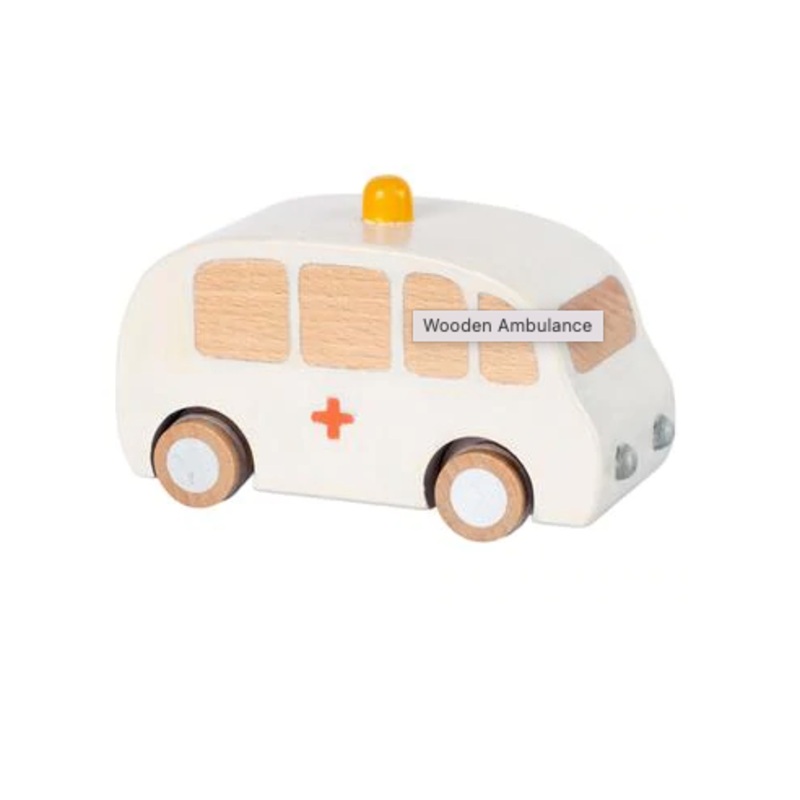 MAILEG WOODEN AMBULANCE