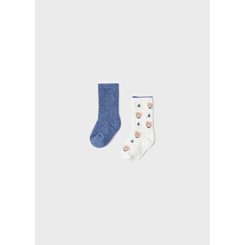 MAYORAL BLUE BEAR SOCK SET