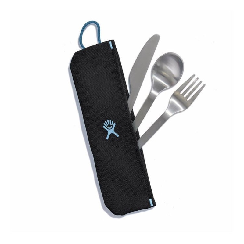 Hydro Flask – Flatware Set Stainless Pouch Black