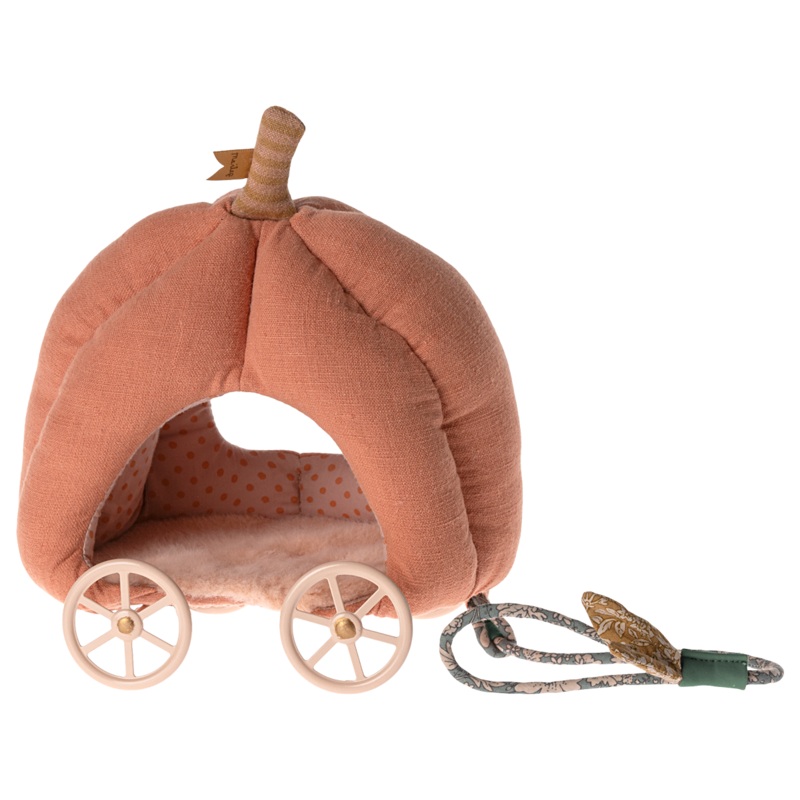 MAILEG PUMPKIN CARRIAGE, MOUSE