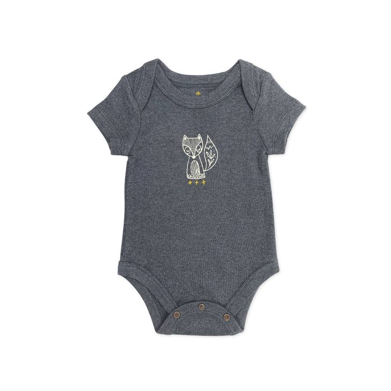 Finn + Emma Beluga Heather Bodysuit – 3-6 Months