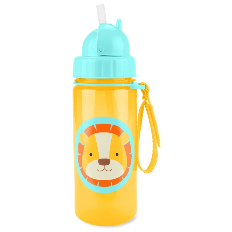 Zoo Straw Bottle  – Lion – 384.5ml