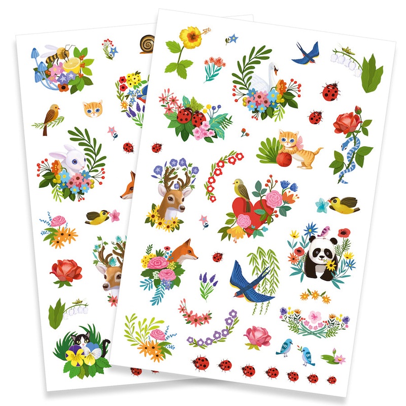 Djeco Happy SpringTemporary Tattoos