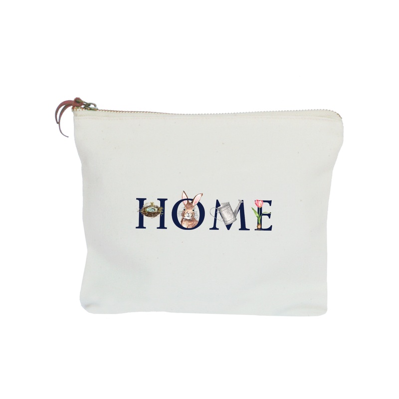 home spring zipper pouch