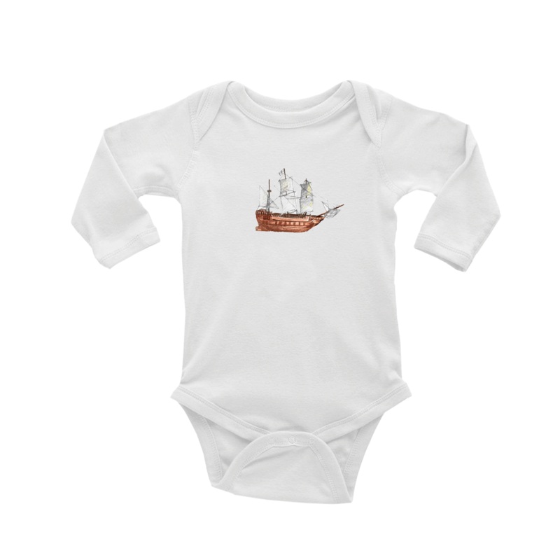 mayflower baby snap up long sleeve