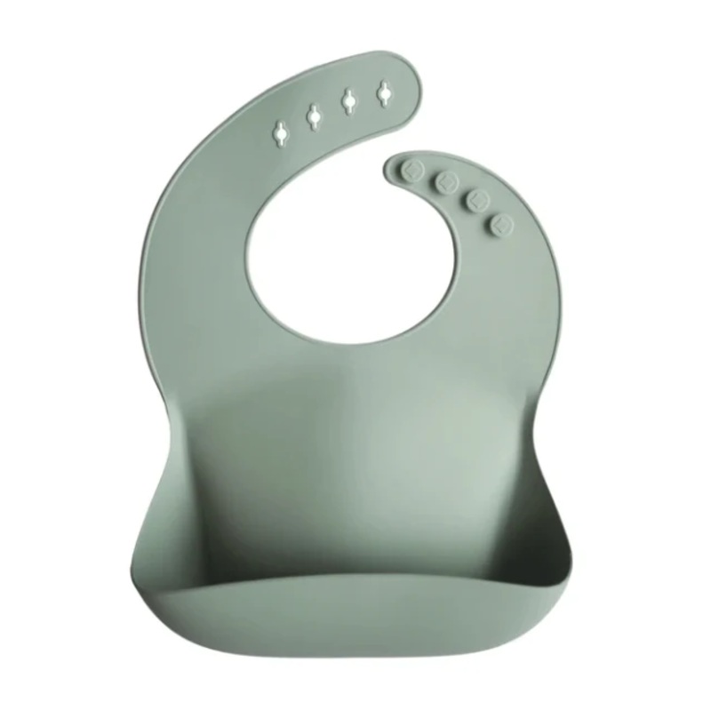 Silicone Baby Bib – Cambridge Blue