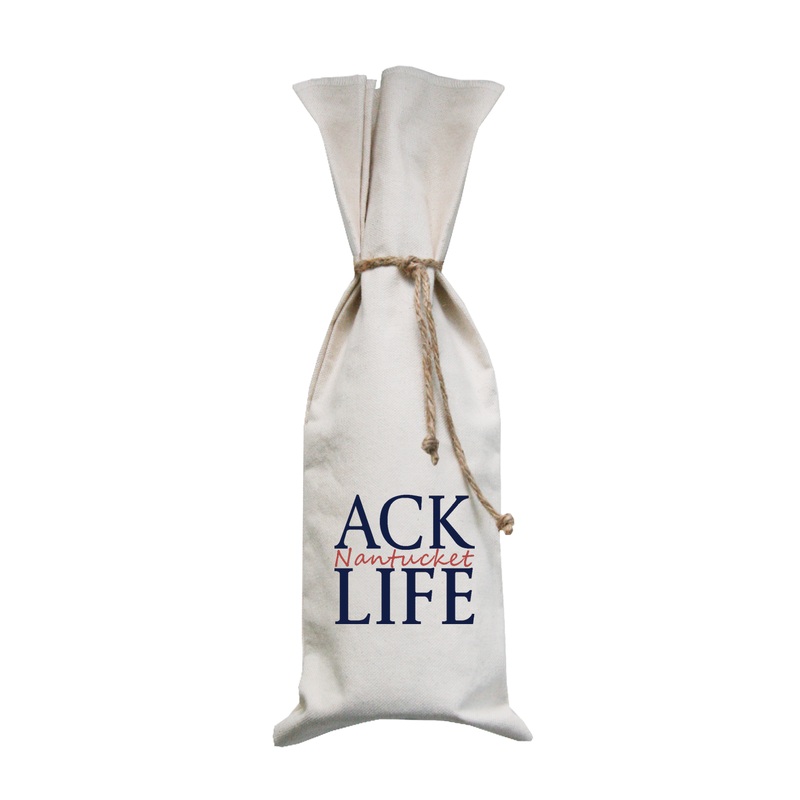 ACK Life Nantucket in nantucket red wine bag