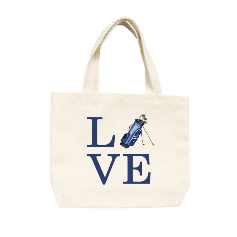 love golf bag small tote