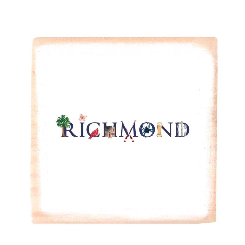 richmond, va square wood block