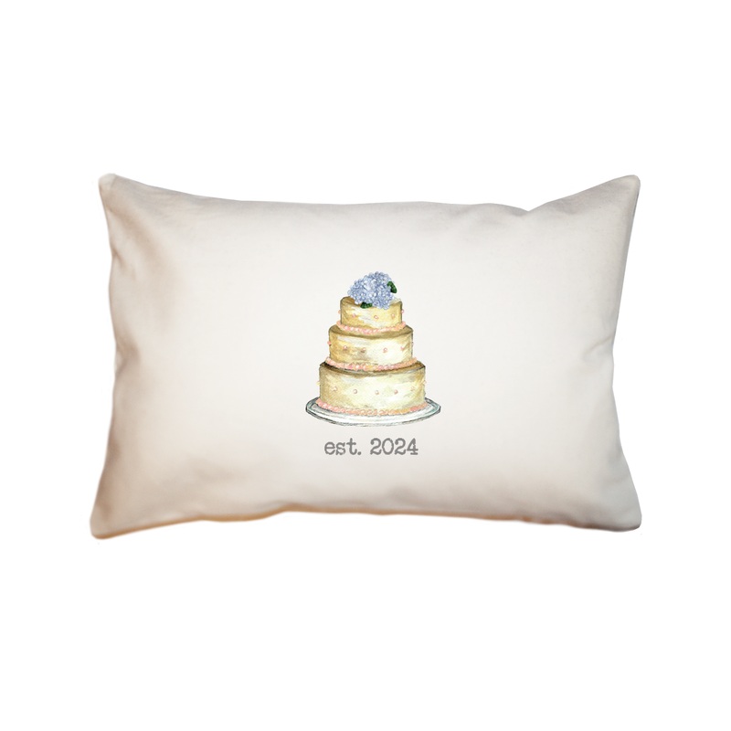 wedding cake 2024 large rectangle pillow