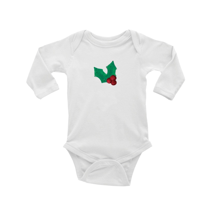 holly baby snap up long sleeve