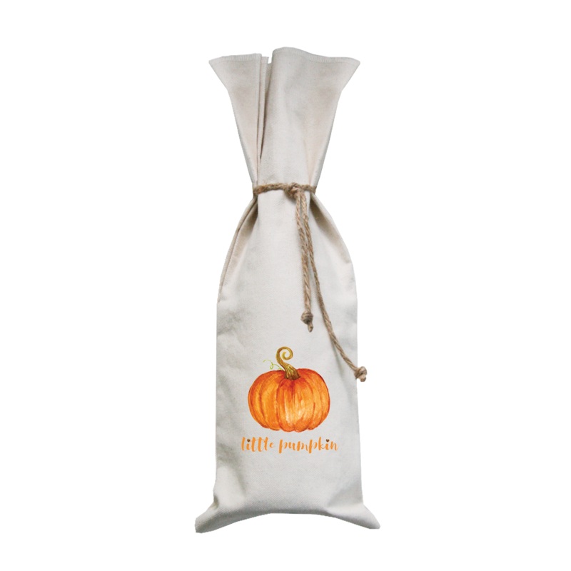 little pumpkin wine bag