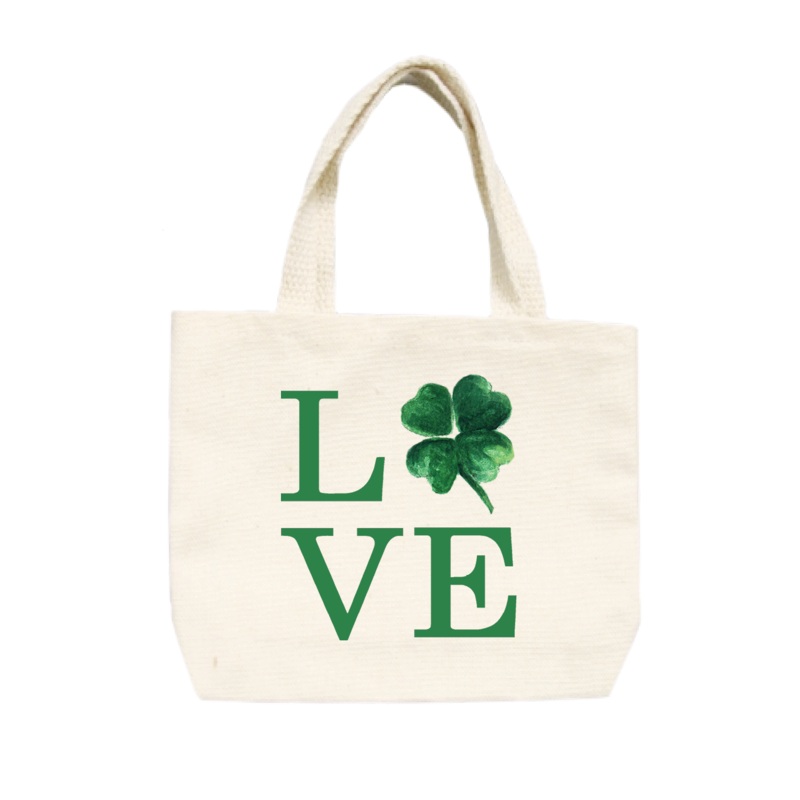 love shamrock small tote