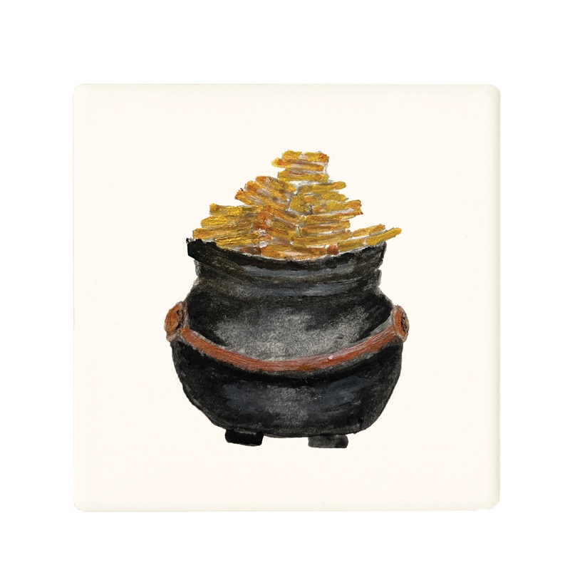 pot of gold coaster