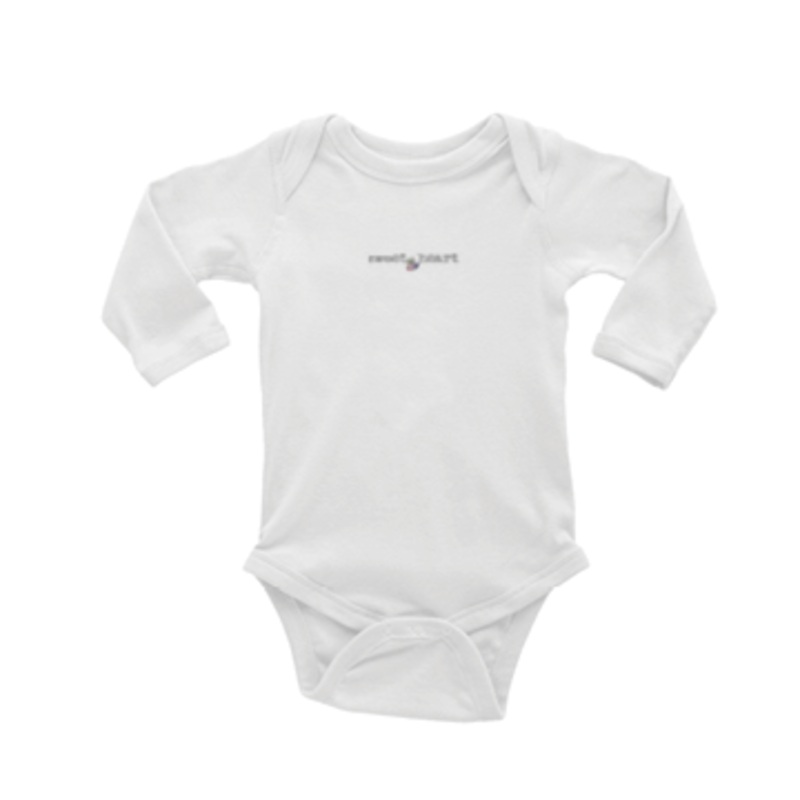 sweet heart baby snap up long sleeve