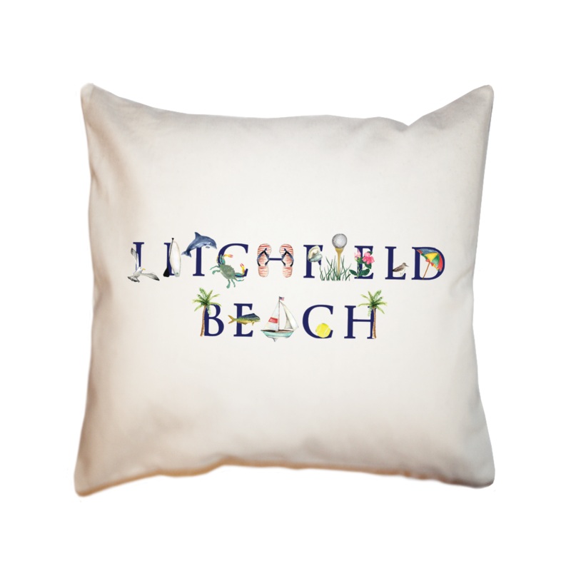 litchfield beach square pillow