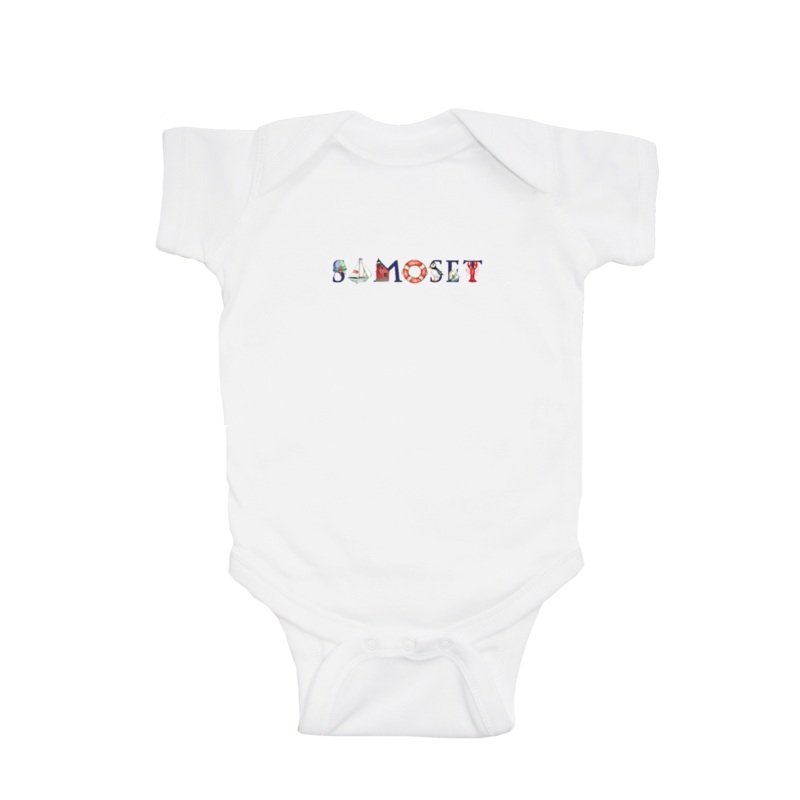 samoset baby snap up short sleeve