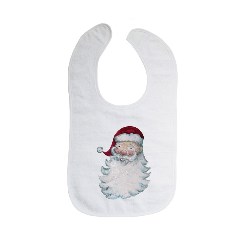 santa face bib