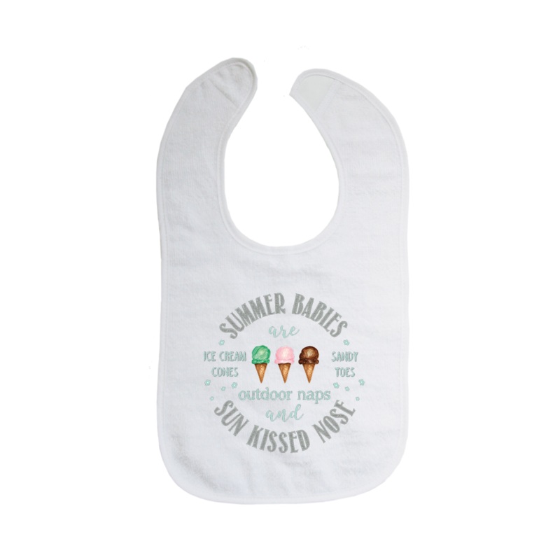 summer baby bib