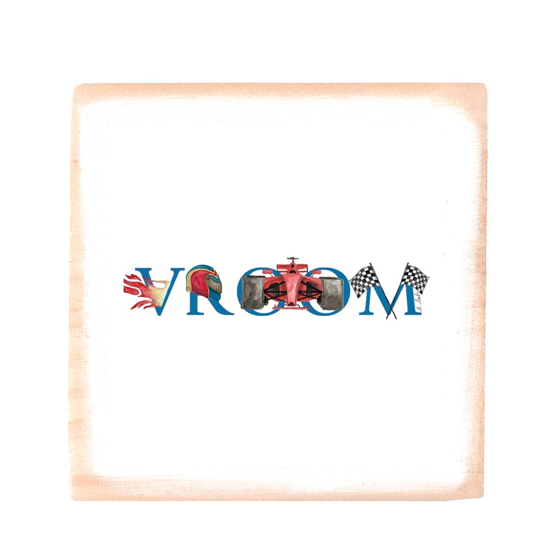 vroom wood block