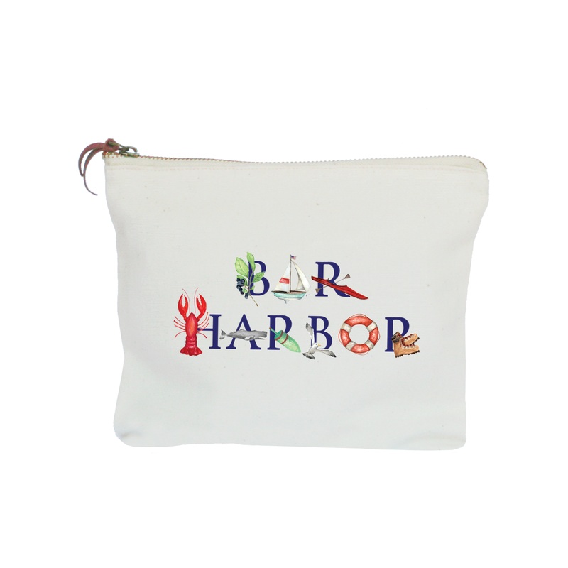 bar harbor zipper pouch