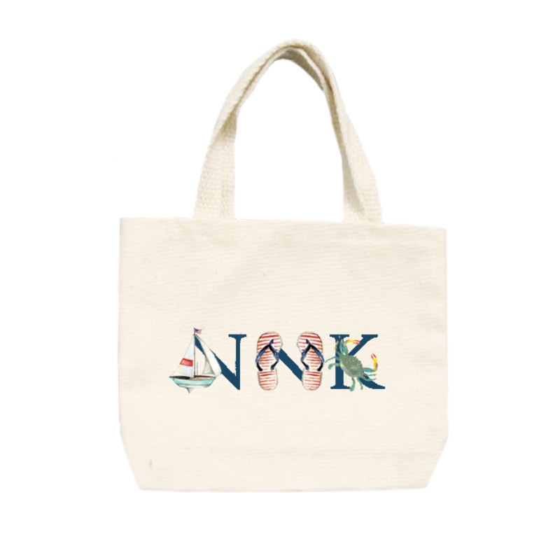 NNK navy small tote