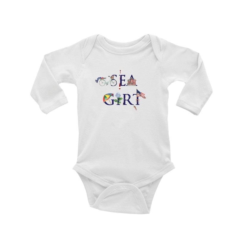 sea girt baby snap up long sleeve
