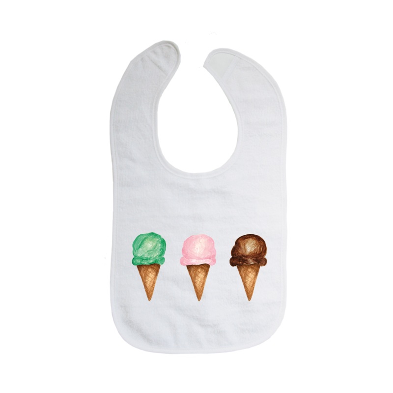 three cones bib