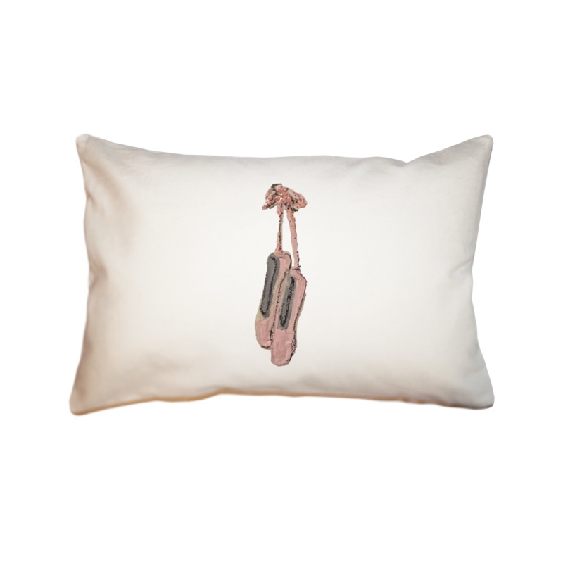 toe shoes large rectangle pillow