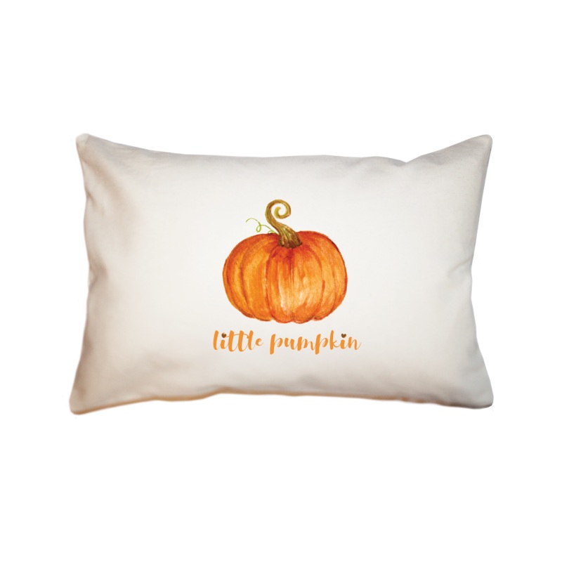 little pumpkin large rectangle pillow