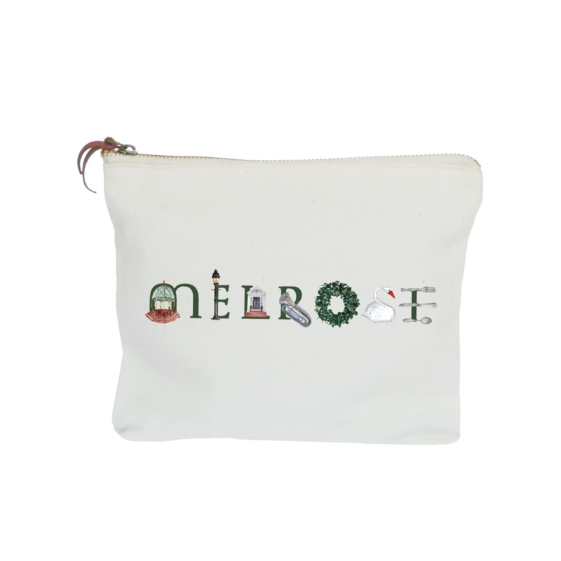 Melrose zipper pouch