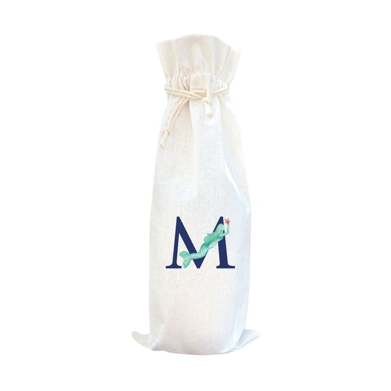 nautical alphabet – M wine bag