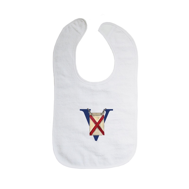 nautical alphabet – V bib