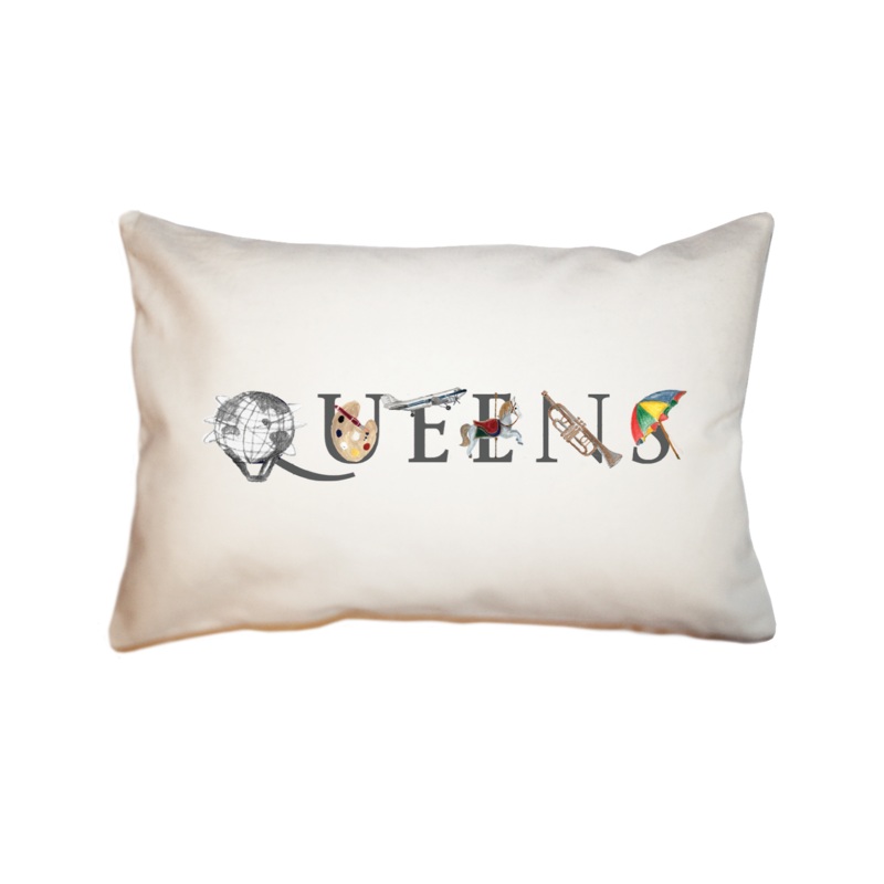 queens large rectangle pillow