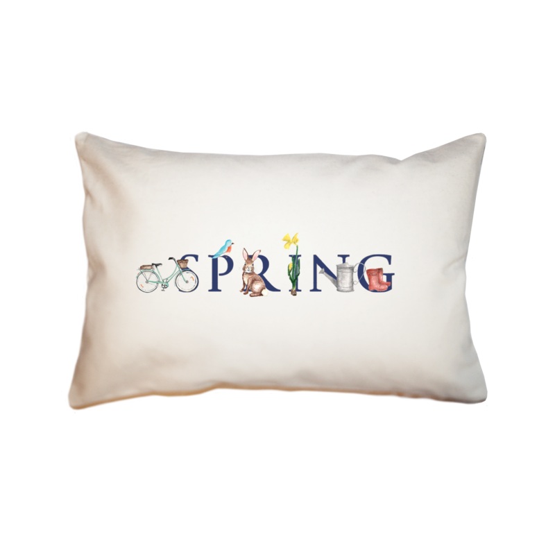 spring large rectangle pillow