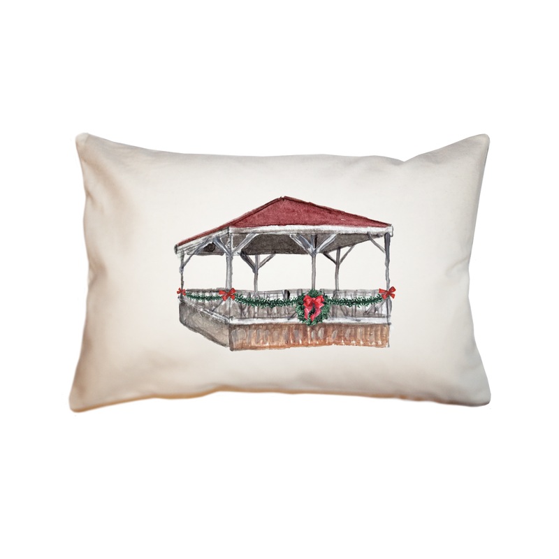 star island gazebo summer house christmas large rectangle pillow